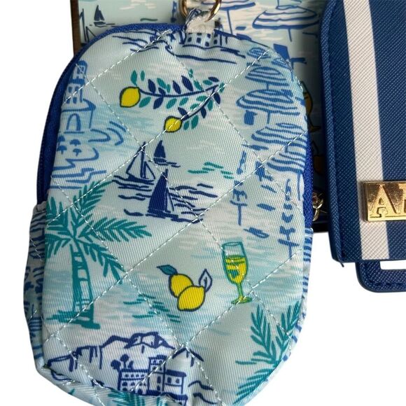 Wandering Moon Amalfi Coast Travel Set: Pouch & 2 Luggage Tags - Picture 7 of 9